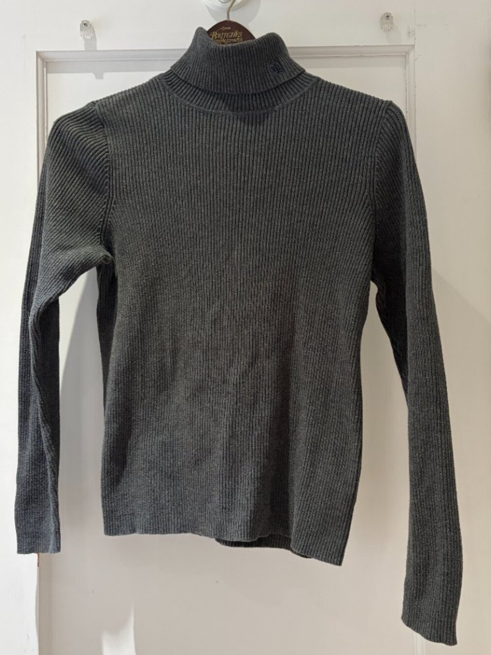 Polo Ralph Lauren Ribbed Turtleneck Sweater Cotton Size SP - Picture 2 of 8